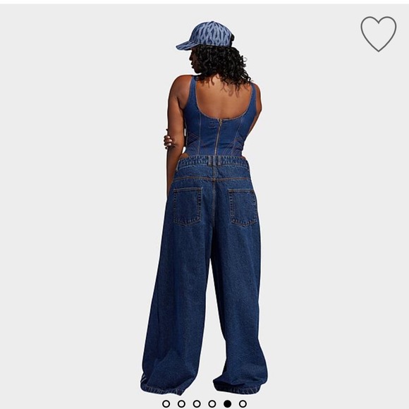 Ivy Park Rodeo Denim Collection 2 piece body suit and pants XL - Picture 4 of 10